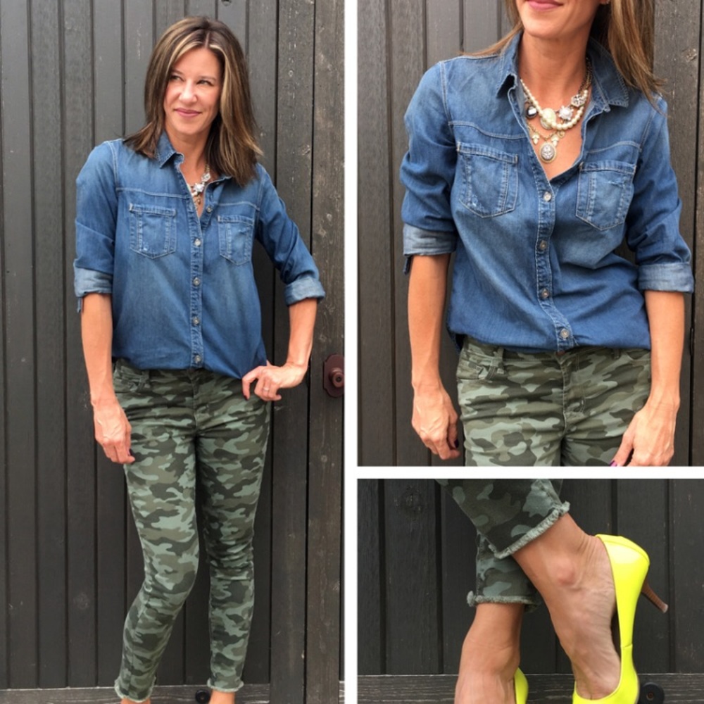 Old Navy Rockstar Camo Pants